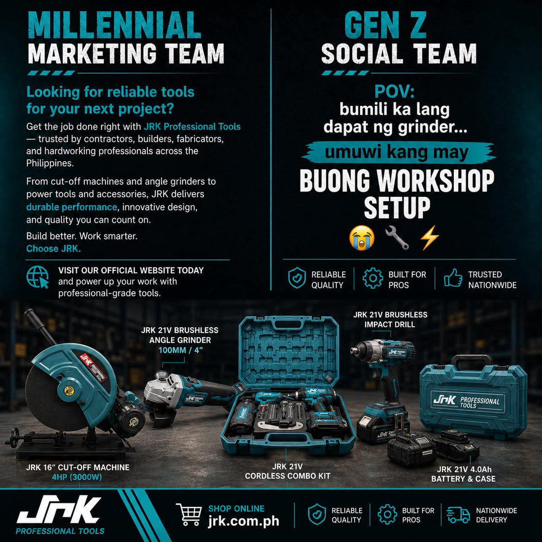 JRK Professional Tools - Millennial vs Gen Z Marketing