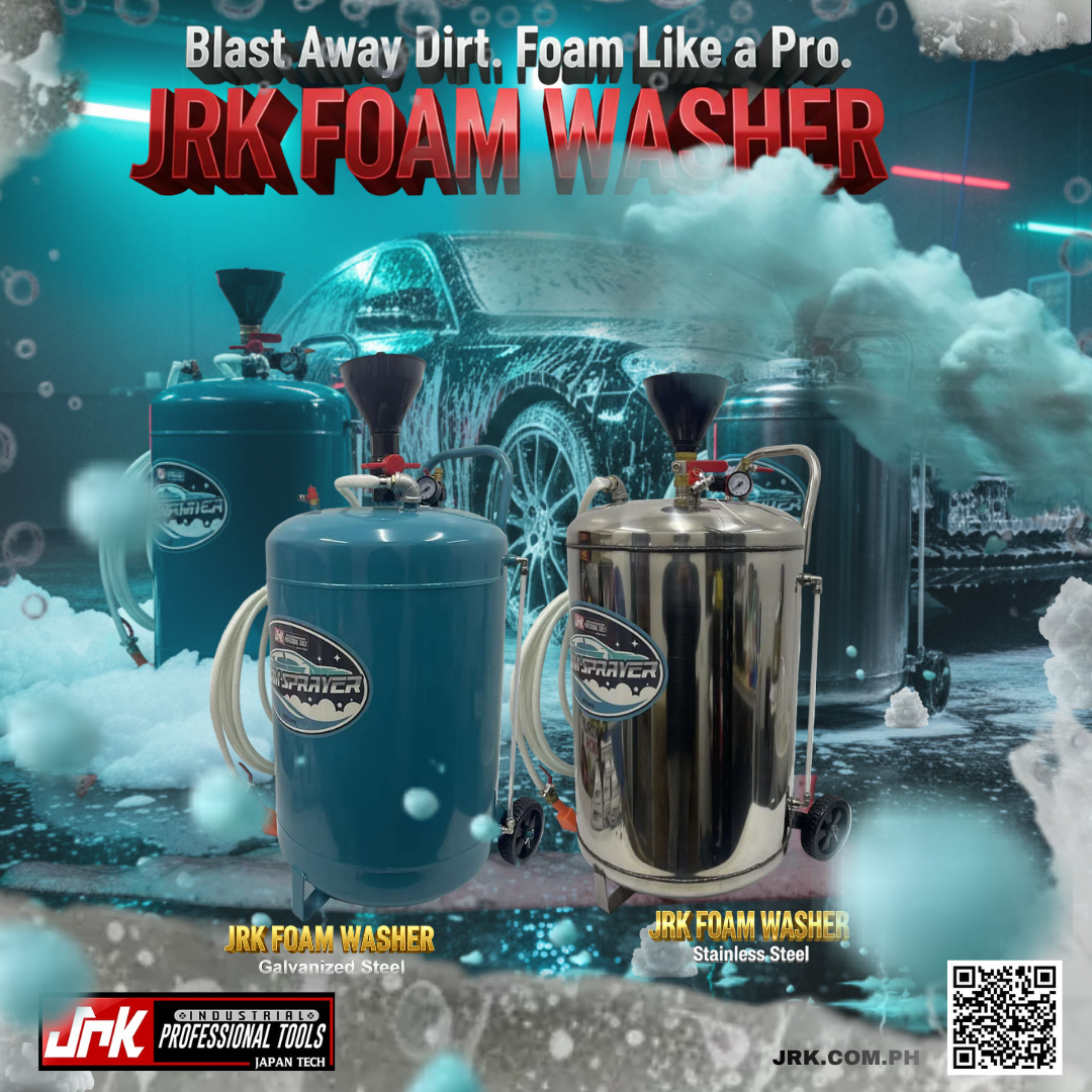 JRK Foam Washer — Galvanized Steel and Stainless Steel variants