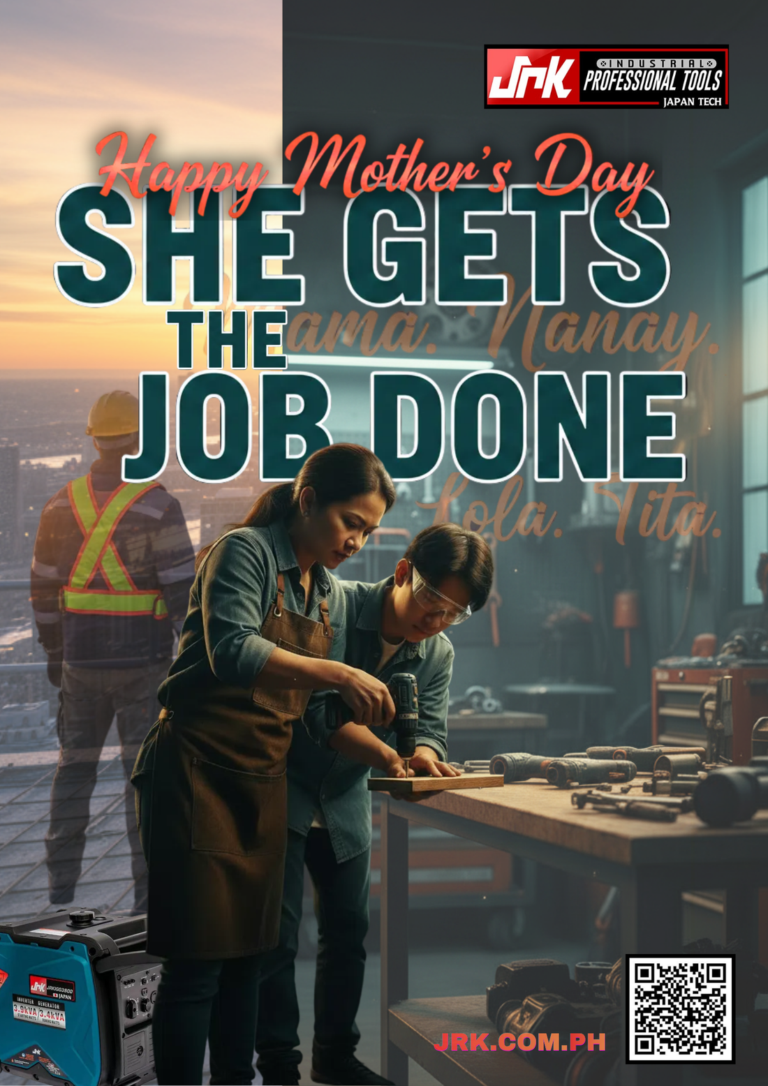 She Gets the Job Done: A Mother's Day Tribute to Every Woman Who Built Us