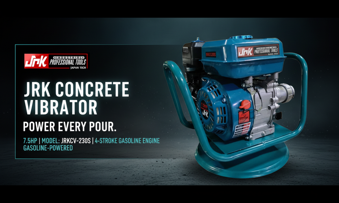 JRK Concrete Vibrator JRKCV-230S 7.5HP 4-Stroke Gasoline Engine