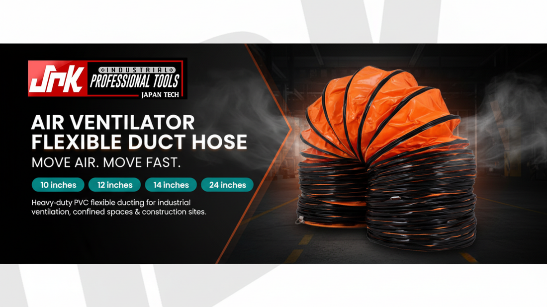 JRK Air Ventilator Flexible Duct Hose 10 12 14 24 inches heavy duty PVC