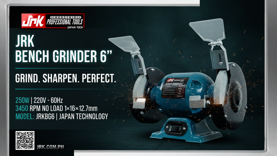 Sharp Tools. Sharp Work. The JRK Bench Grinder 6" JRKBG6.