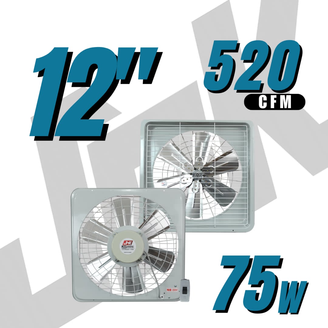 JRK Exhaust Fan 12" 75W