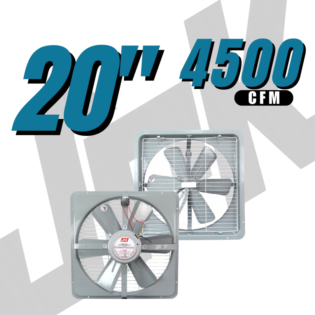 JRK Industrial Exhaust Fan 20" 380W