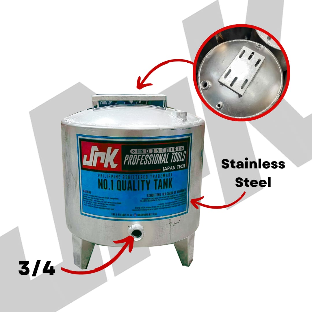 JRK Water Tank Pressure Tank 12gals W/ base