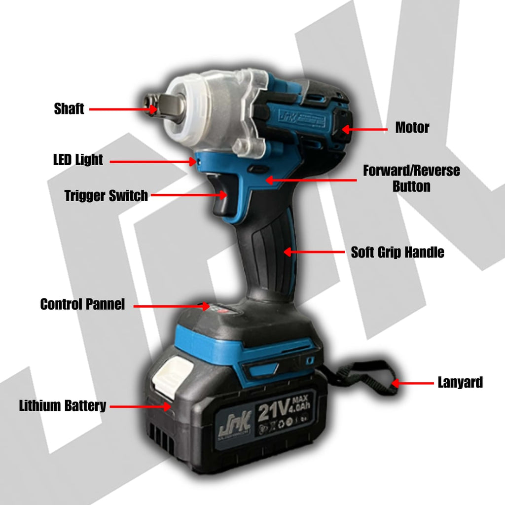 JRK Cordless Lithium Brushless Impact Wrench