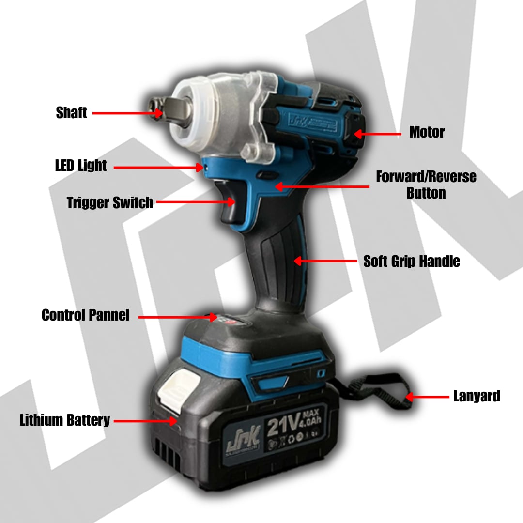 JRK Cordless Lithium Brushless Impact Wrench