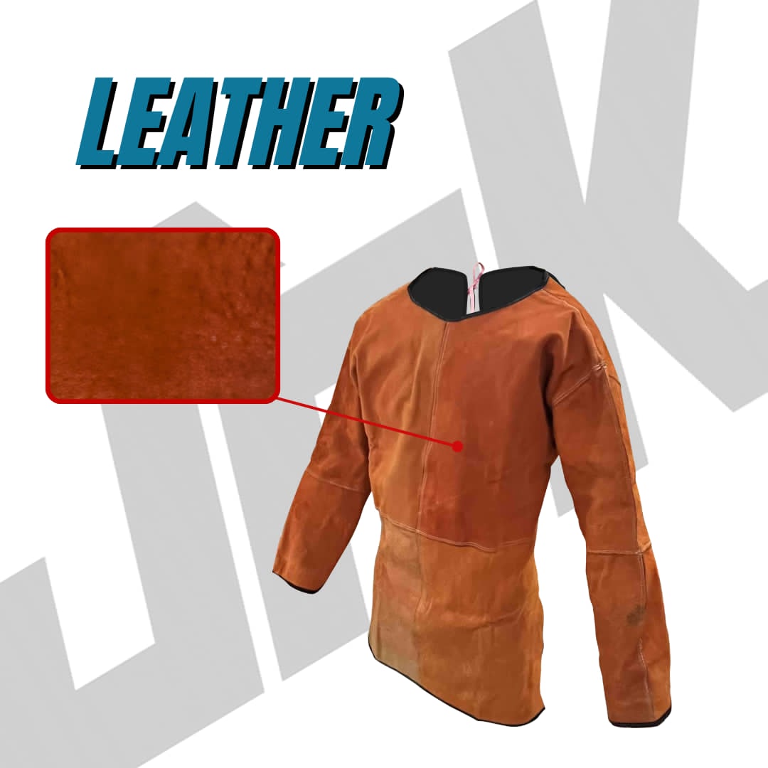 JRK Leather Welding Apron with Sleeves
