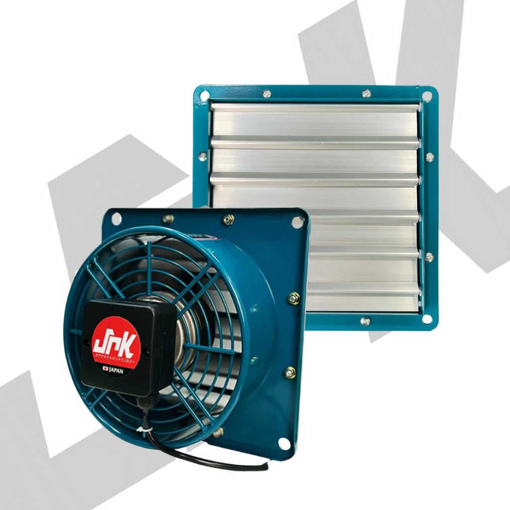 JRK Industrial Exhaust Fan with Shutter 10"