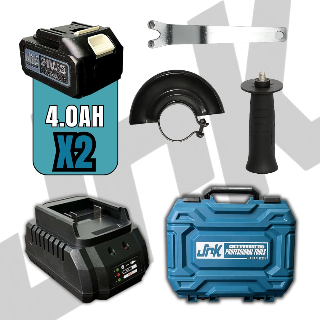 JRK Lithium Brushless Angle Grinder 21 Volts