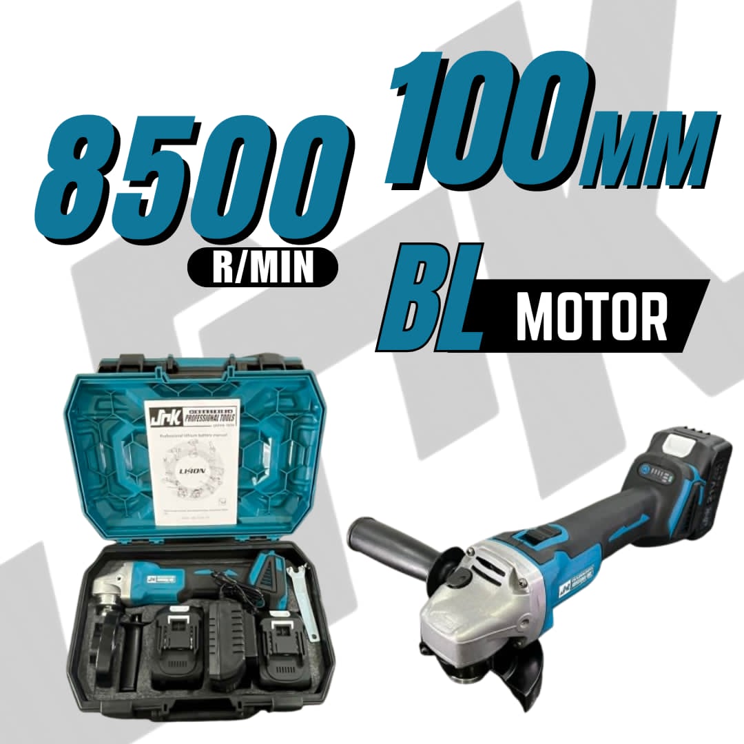 JRK Lithium Brushless Angle Grinder 21 Volts
