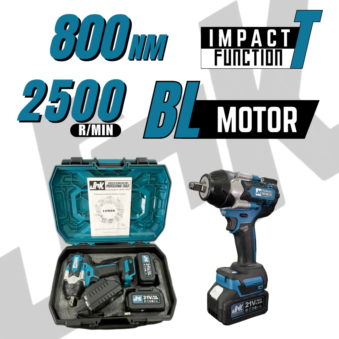 JRK Cordless Lithium Brushless Impact Wrench V2