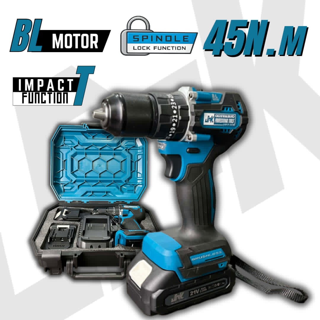JRK Lithium Brushless Impact Drill 21 Volts Lithium-Ion