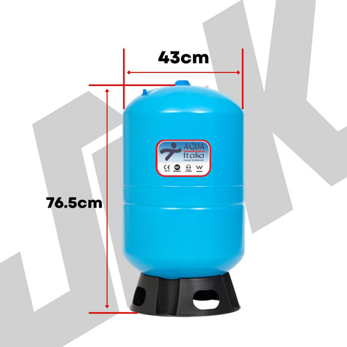 Aqua Italia Vertical Diaphragm Pressure Tank