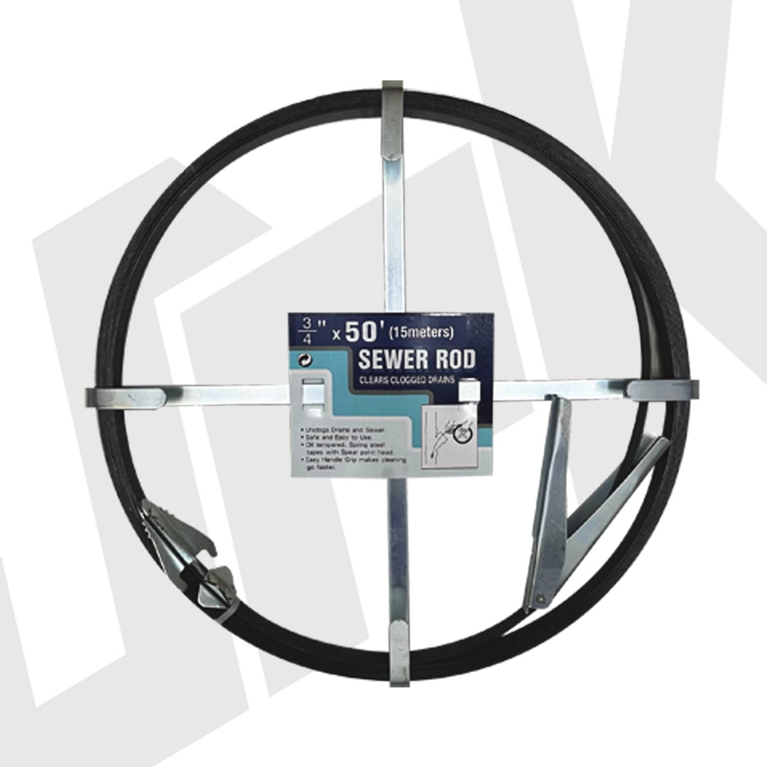 SEWER ROD 1/16"X3/4"X50FTS.