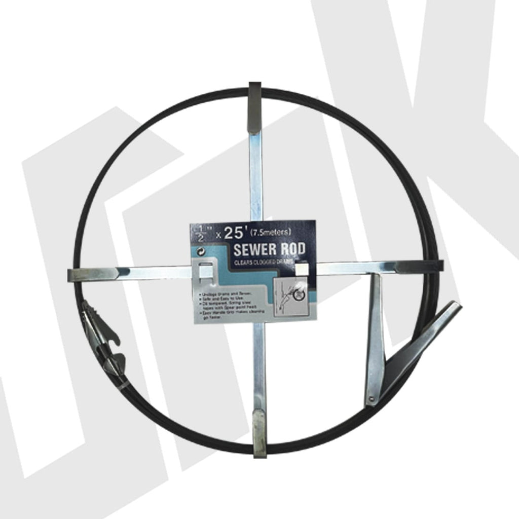 SEWER ROD1/16"X1/2"X25FTS.