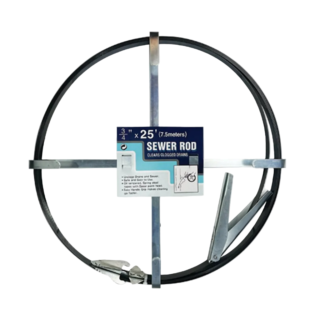 SEWER ROD 1/16"X3/4"X25FTS