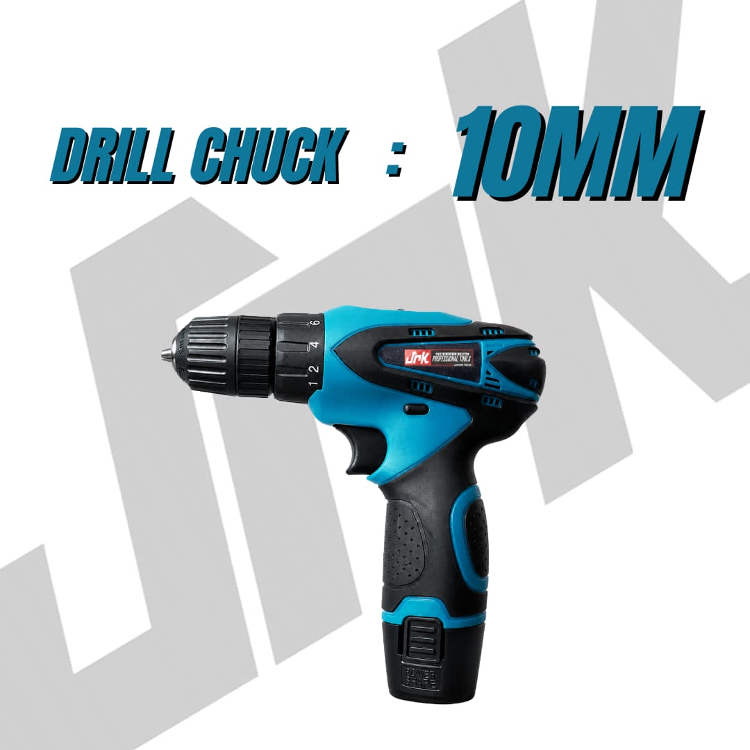 JRK Cordless Drill 1.5Ah Lithium-Ion 12V
