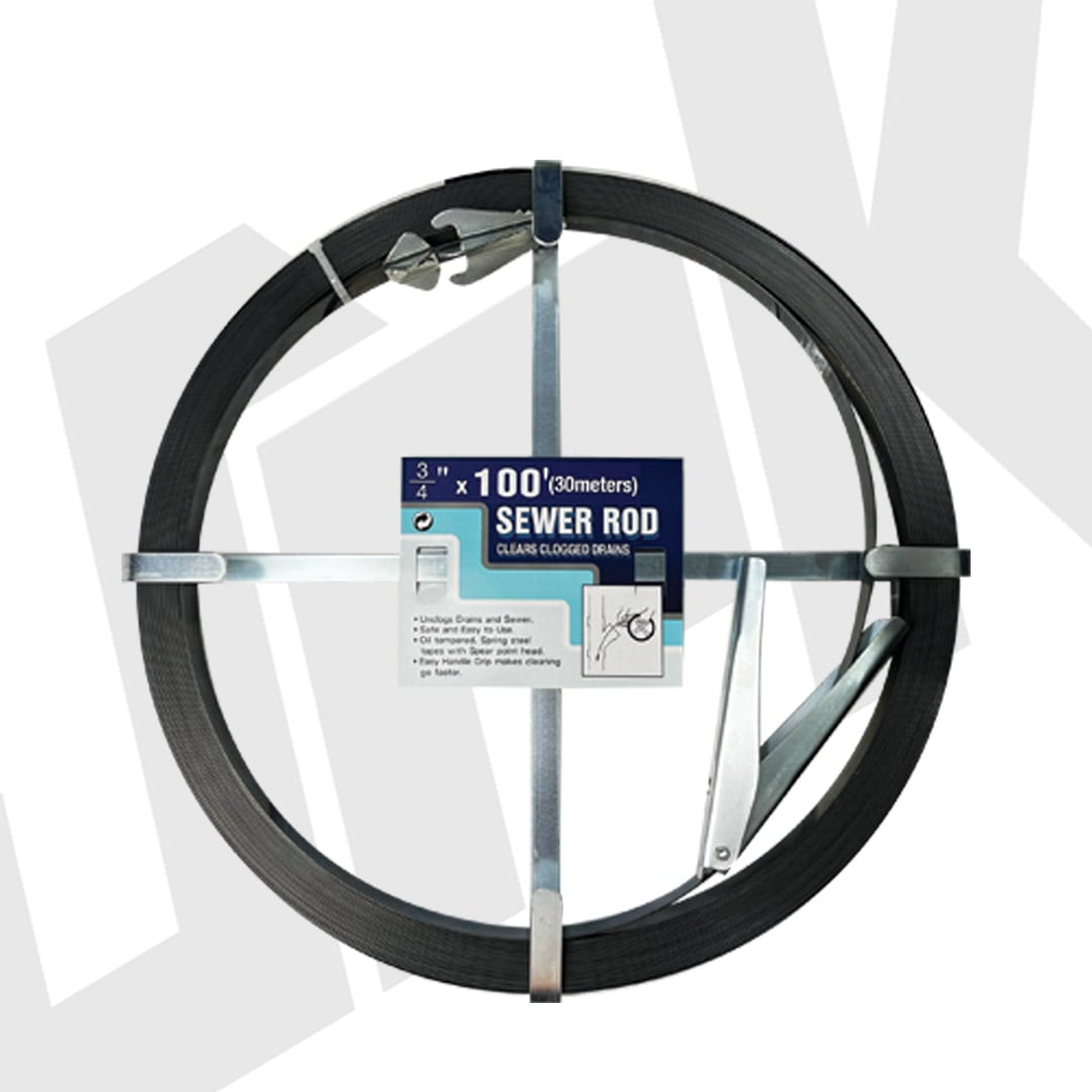 SEWER ROD 1/8"X3/4"X75FTS.