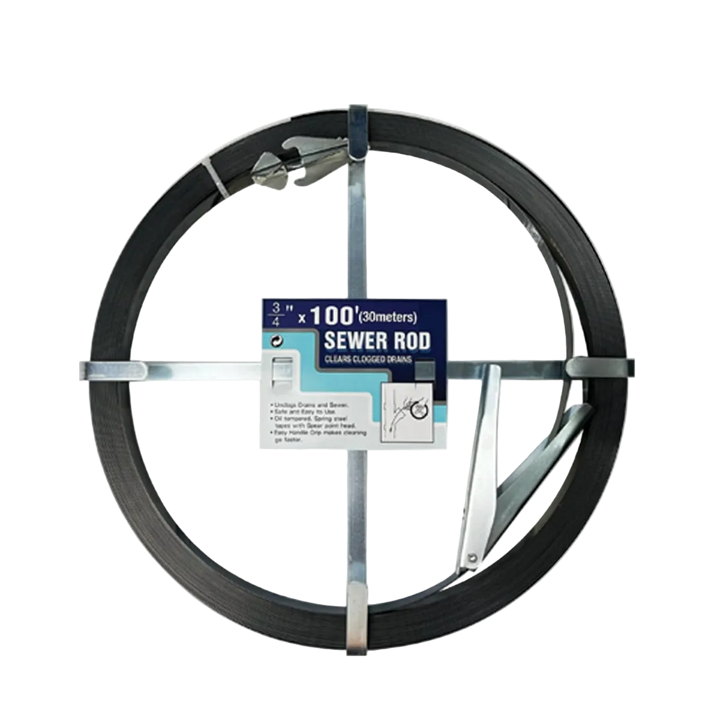 SEWER ROD 1/8"X3/4"X75FTS.