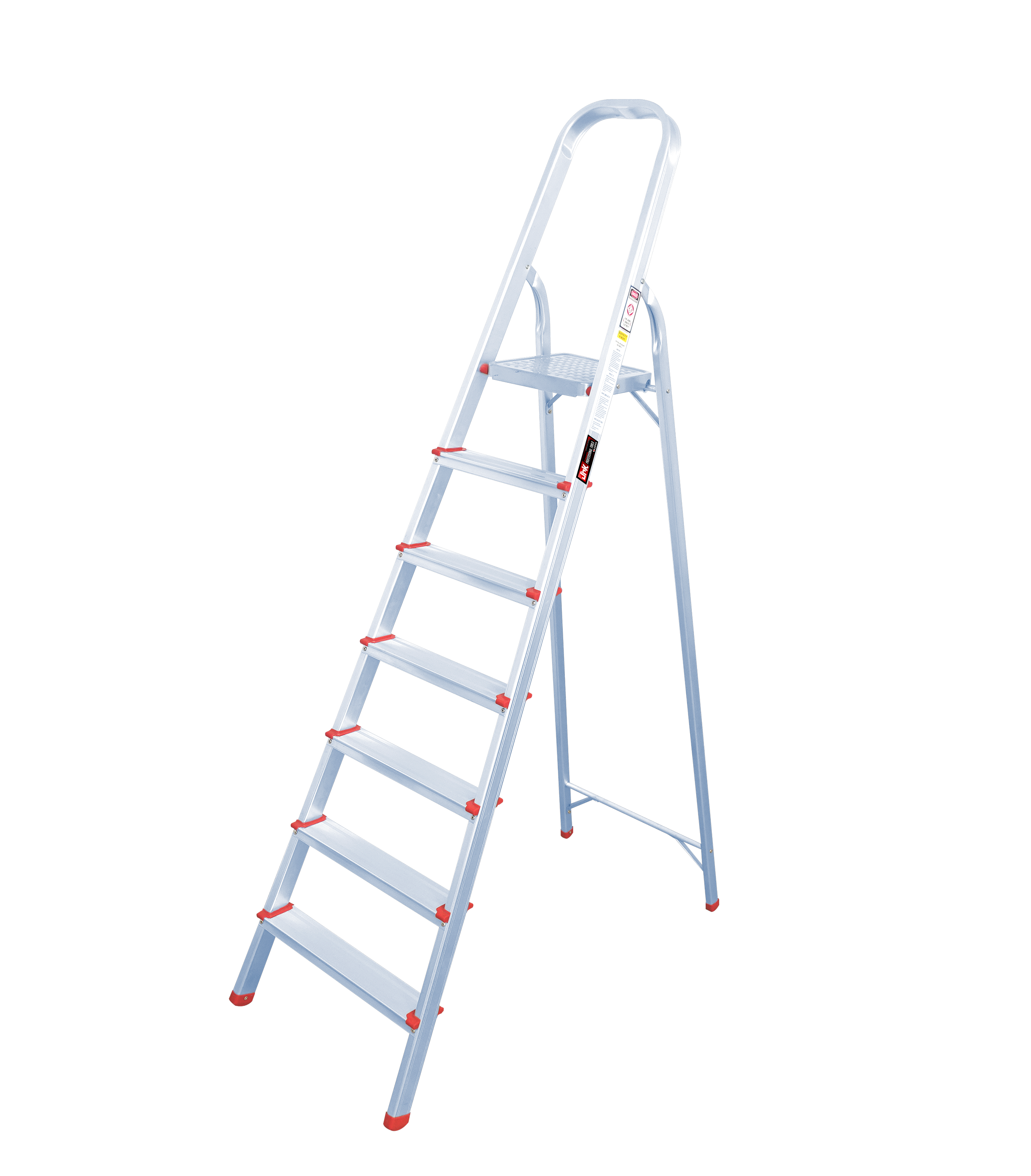 JRK Foldable Aluminum 7 Steps Ladder