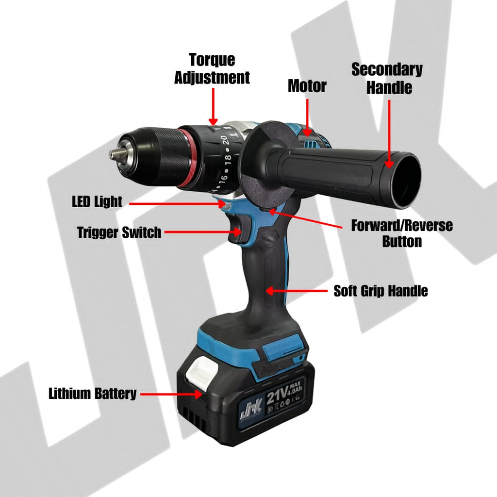 JRK Lithium Brushless Impact Drill  Volts V2