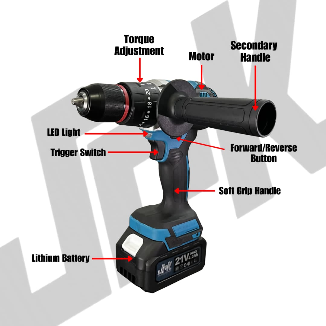 JRK Lithium Brushless Impact Drill  Volts V2