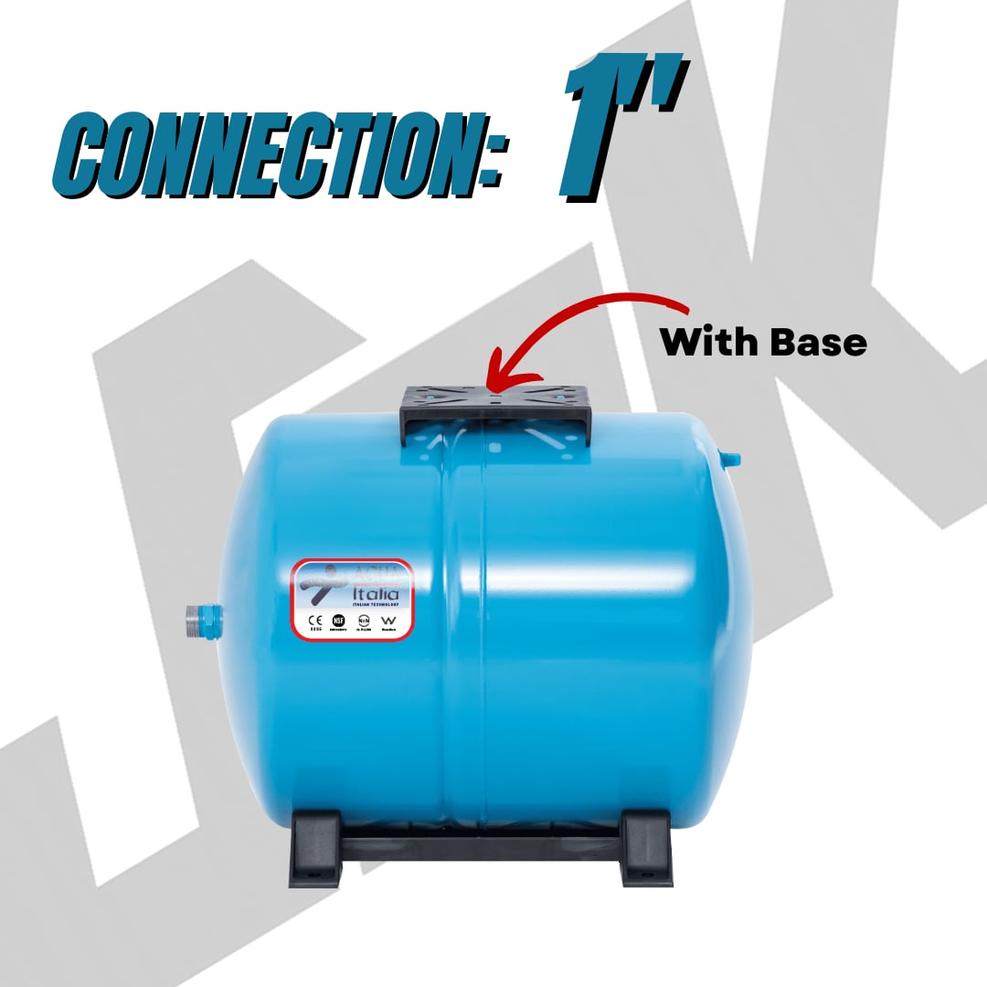 Aqua Italia Horizontal Diaphragm Pressure Tank