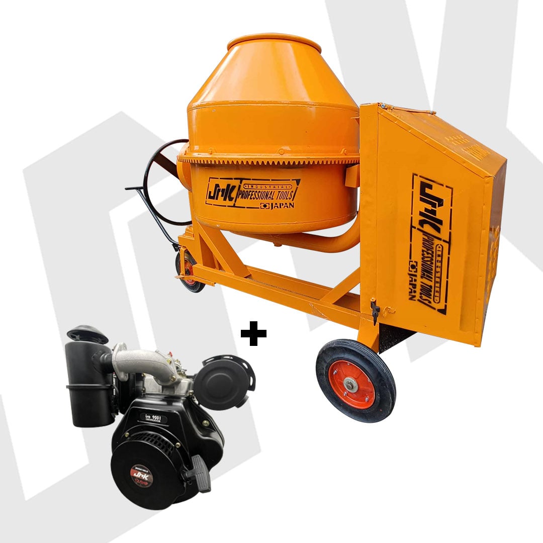 JRK Concrete Mixer 2 Bagger 500L+Engine