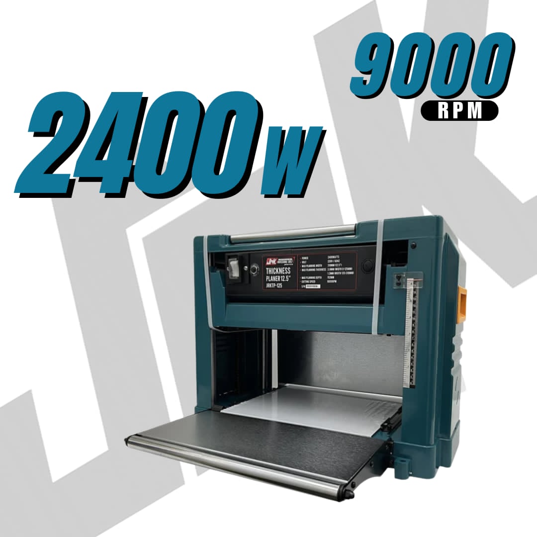 JRK THICKNESS WOOD PLANER 1500W 318mm (12.5 inches)