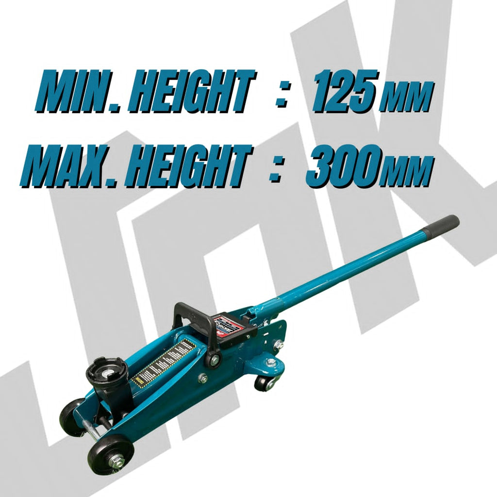 JRK 2-Ton Hydraulic Floor Jack 125mm - 300mm