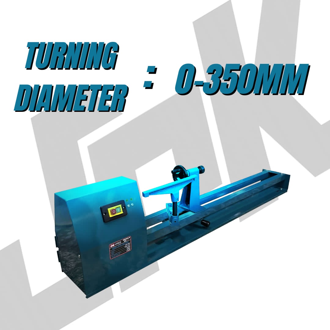 JRK Wood Lathe Machine 550W / 3/4HP