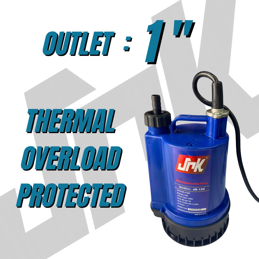 JRK Submersible Pump 1/6HP