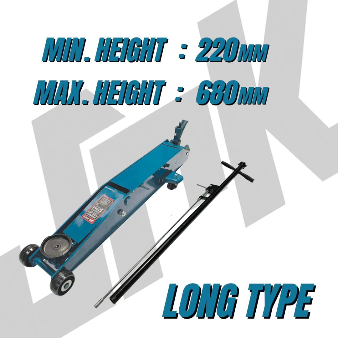 JRK 20-Ton Hydraulic Floor Jack 220mm - 680mm