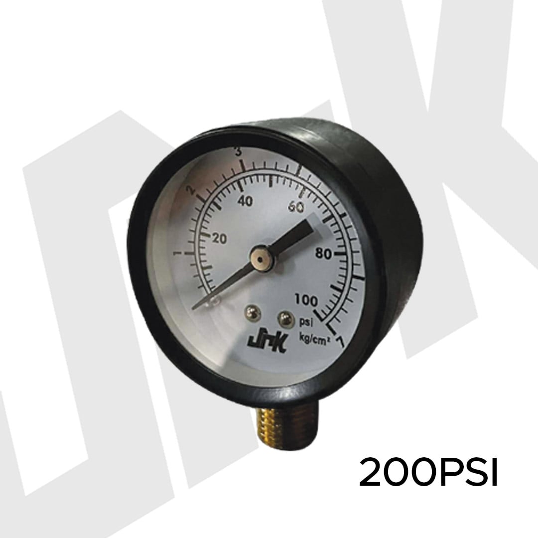 PRESSURE GAUGE 200PSI
