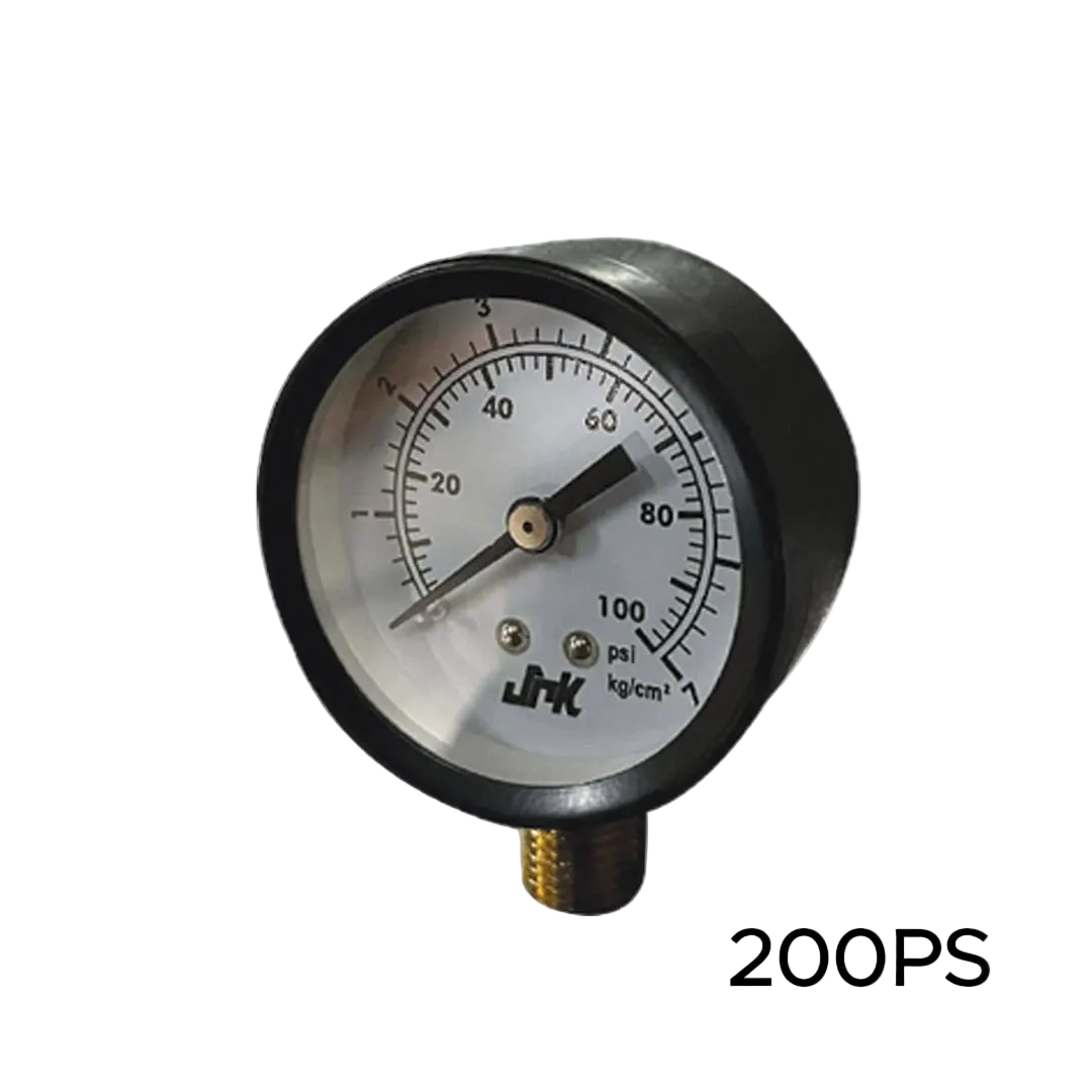 PRESSURE GAUGE 200PSI