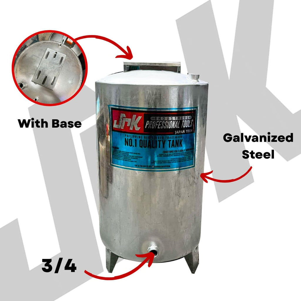 JRK Water Tank Pressure Tank 21 Gals. W/ Base | HEAVY DUTY