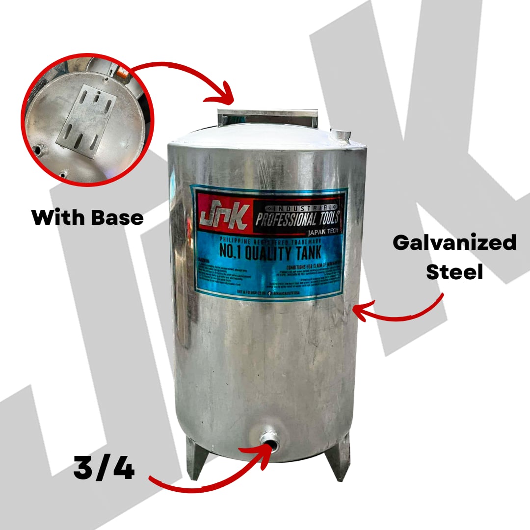 JRK Water Tank Pressure Tank 21 Gals. W/ Base | HEAVY DUTY